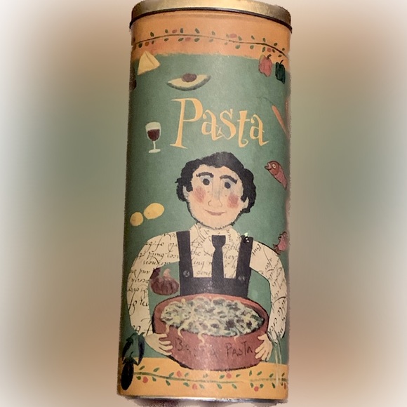 Vintage Italian pasta tin Artist Barbara Olsen Imagination in Action Italy - Picture 2 of 2